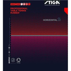 STIGA（スティガ） 粒高ラバー HORIZONTAL 55（ホリゾンタル 55） RED 特薄