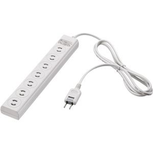 バッファロー（サプライ） 2ピン式電源タップ 7個口 5m ホワイト 集中スイッチ付 BTMWSKL2750WH