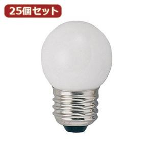 YAZAWA 25個セット ベビーボール球40WホワイトE26 G402640WX25