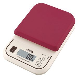 デジタルクッキングスケール レッド K20405124