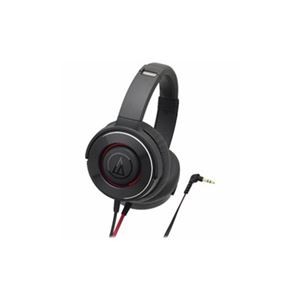 Audio-Technica オーディオテクニカ ダイナミック密閉型ヘッドホン ブラックレッド ATH-WS550-BRD