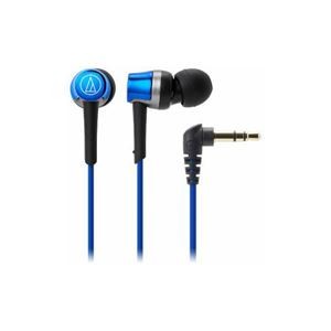 （まとめ） Audio-Technica オーディオテクニカ ATH-CKR30-BL ダイナミック密閉型カナルイヤホン（ブルー） 【×2セット】