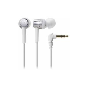 （まとめ） Audio-Technica オーディオテクニカ ATH-CKR30-SV ダイナミック密閉型カナルイヤホン（シルバー） 【×2セット】