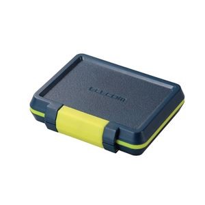 （まとめ） エレコム SD／microSDカードケース（耐衝撃） CMC-SDCHD01NV 【×5セット】