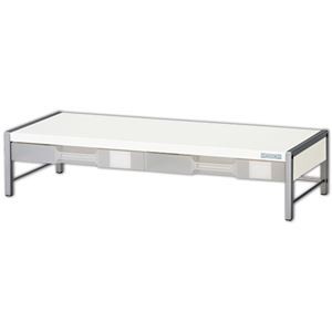 ライオン事務器 デスクラックフラットタイプ トレー付 W672×D250×H149mm ND-7FT 1台