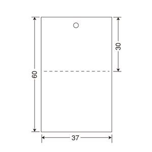 サトー タグ 標準 1号 プロパー60×37 544103451 1箱(20000枚:2000枚×10巻)