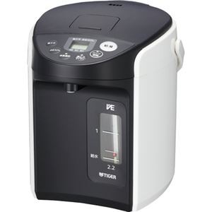 タイガー魔法瓶 VE電気まほうびんとく子さん 2.2L PIQ-A220W 1台