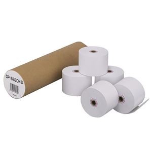 （まとめ）カシオ 電子レジスター用 ロールペーパー紙幅58mm 240ER専用 CP-5880X5 1パック(5個)【×3セット】