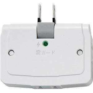 （まとめ）ELPA 耐雷サージ コーナータップA-360SB(W) 1個【×10セット】