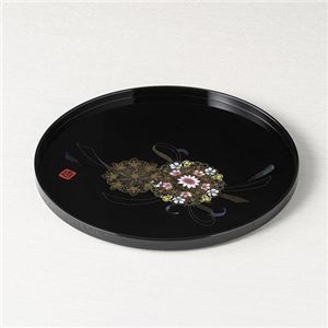 （まとめ） 花てまり 9.0丸盆 K20106634 【×3セット】
