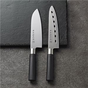 （まとめ） 料理包丁2点セット（和式丸柄） K20504849 【×2セット】