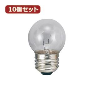 （まとめ）YAZAWA 10個セット ベビーボール球5WクリアE26 G402605CX10【×2セット】