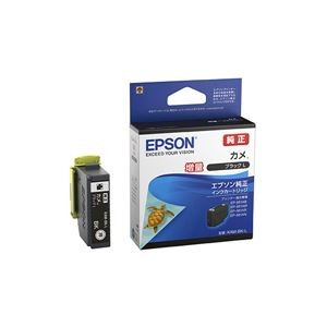（まとめ）【純正品】 EPSON KAM-BK-L インクカートリッジ カメ BK-L【×5セット】