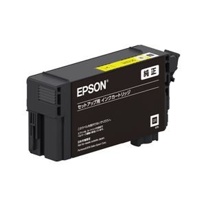 （まとめ）【純正品】 EPSON SC13YM インクカートリッジ イエロー【×5セット】