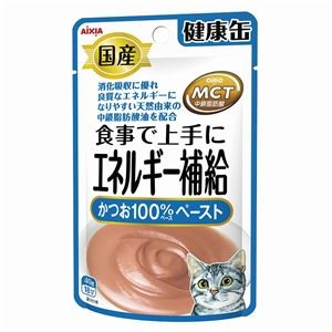 〔まとめ〕 キャットフード ペットフード 国産 健康缶パウチ エネルギー補給 かつおペースト 40g 48セット 猫用品 ペット用品【代引不可】