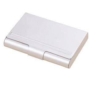 (まとめ）レイメイ藤井 アルミカードケース 50枚収納 CHA550【×10セット】