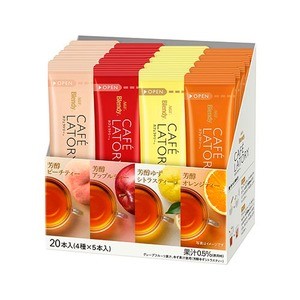 (まとめ）味の素AGF ブレンディ フルーツティー アソート20本入（4種×5本入）【×5セット】【代引不可】