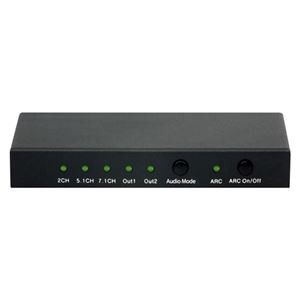 ラトックシステム 4K60Hz/HDCP2.2対応HDMIオーディオ分離器 RS-HD2HDA-4K