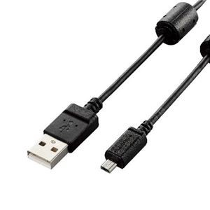 5個セット エレコム デジカメ用USBケーブル（平型mini8pin） DGW-F8UF15BKX5