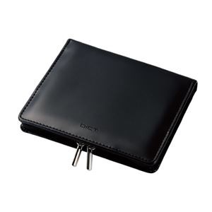 （まとめ）エレコム 電子辞書ケース/フルカバータイプ/Lサイズ/ブラック DJC-022LBK【×2セット】