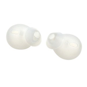 （まとめ）エレコム EarPods用イヤホンカバー（カナルタイプ） クリア P-APEPICR【×5セット】