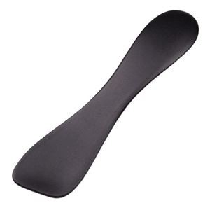 （まとめ）遠藤産商 アルミアイスクリームスプーン ブラック 8114234【×5セット】