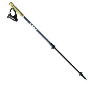 ノルディックウォーキングポール 【ネイビー】 86～120cm アルミ 『LEKI レキ スピンシャークSL PLUS』 〔アウトドア〕