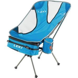 折りたたみ椅子 【ブルー】 69×44×49cm 耐荷重1030g 『LEKI レキ チェア・シリーズ サブ ワン ライトウエイト』 〔屋外〕