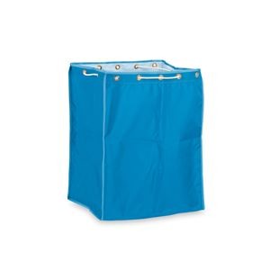 (まとめ) 【本体別売】 BMダストカー/運搬カート用品 【替袋E 青 小】 ナイロン製 〔業務用 店舗 集積 回収〕 【×2セット】