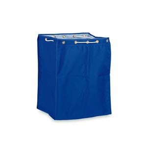 (まとめ) 【本体別売】 BMダストカー/運搬カート用品 【替袋E 紺 小】 ナイロン製 〔業務用 店舗 集積 回収〕 【×2セット】