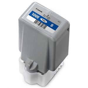 (まとめ）キヤノン インクタンクPFI-1000B ブルー 80ml 0555C004 1個【×3セット】