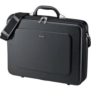 (まとめ）サンワサプライ セミハードPCケース15.6インチワイド対応 シングル ブラック BAG-EVA7BKN 1個【×3セット】