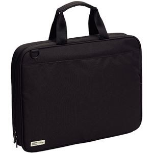 (まとめ）リヒトラブ SMART FITキャリングバッグ(ワイドオープンタイプ) ブラック A-7581-24 1個【×3セット】