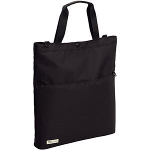 (まとめ）リヒトラブ SMART FITキャリングトートバッグ ブラック A-7583-24 1個【×3セット】