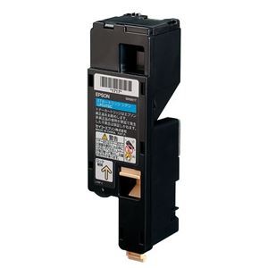 (まとめ）エプソン EPSON ETインクカートリッジ シアン Mサイズ LPC4T8C 1個【×3セット】