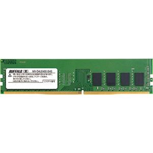 (まとめ）バッファロー PC4-2400対応288ピン DDR4 SDRAM DIMM 4GB MV-D4U2400-S4G 1枚【×3セット】