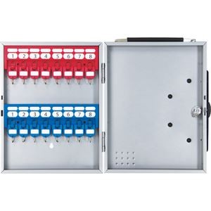 (まとめ）カール事務器 キーボックス 16個吊シルバー CKB-16-S 1個【×3セット】