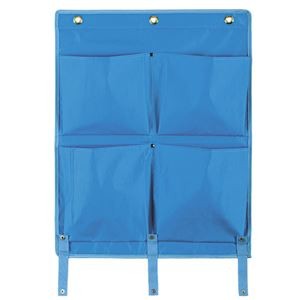 (まとめ）テラモト BMダストカー 専用ポケットE 小 青 DS-232-510-3 1枚【×3セット】