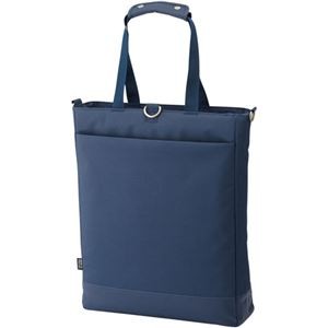 (まとめ) リヒトラブ SMART FITACTACT キャリングバッグ (タテ型) ネイビー A-7672-11 1個 【×5セット】