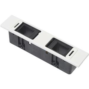 (まとめ) スガツネ工業デスクトップマルチタップDML型(210-020-490) DML-BB-WT 1個 【×5セット】