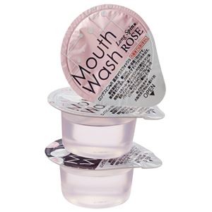 (まとめ) オキナ マウスウォッシュ Long Spin スタイルパック ロゼ 10188 1パック(100個)  【×5セット】