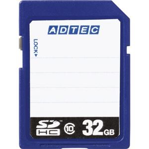 (まとめ) アドテック SDHCメモリカード32GB Class10 インデックスタイプ AD-SDTH32G/10R 1枚 【×5セット】