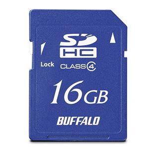 (まとめ) バッファロー SDHCカード 16GBClass4 RSDC-S16GC4B 1枚 【×5セット】