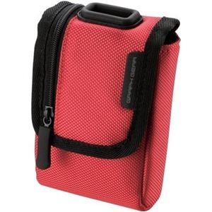 (まとめ) エレコム 首ひも付デジタルカメラケース面ファスナータイプ Mサイズ レッド DGB-056RD 1個 【×10セット】