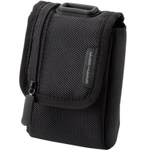 (まとめ) エレコム 首ひも付デジタルカメラケース面ファスナータイプ Mサイズ ブラック DGB-056BK 1個 【×10セット】