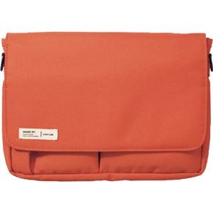 (まとめ) リヒトラブ SMART FITキャリングポーチ A5 オレンジ A-7575-4 1個 【×10セット】