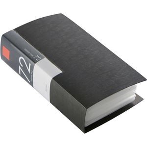 (まとめ) バッファローCD&DVDファイルケース ブックタイプ 72枚収納 ブラック BSCD01F72BK 1個 【×10セット】