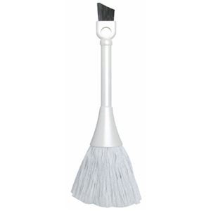 (まとめ) ナカバヤシ 除電ホコリキャッチャーブラシタイプ ホワイト JCL-HC10W 1個 【×10セット】