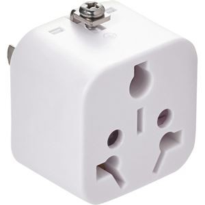 (まとめ) カシムラ 国内用マルチ変換プラグB/BF/B3/C/O/O2/SE-A WP-77J 1個 【×10セット】