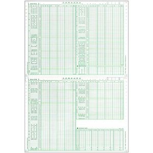 東京ビジネス 合計残高試算表 (建設・科目印刷) 平成14年商法改正対応 CG1006KZS 1冊(50セット) 【×10セット】
